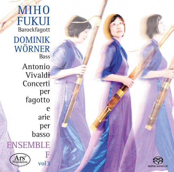 Miho Fukui (2), Dominik Wörner, Ensemble F – Antonio Vivaldi : Concerti Per Fagotto E Arie Per Basso Vol 3 (SACD, Hybrid, Multichannel, Album)
