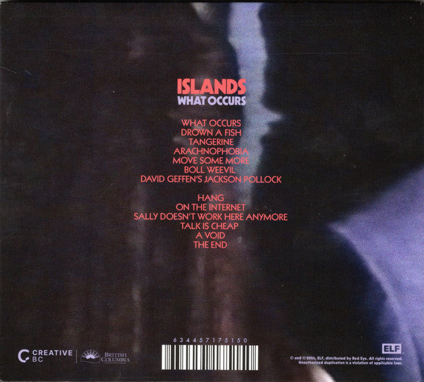 Islands : What Occurs (CD, Album)