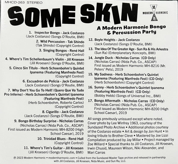 Various : Some Skin: A Modern Harmonic Bongo & Percussion Party (CD, Comp)