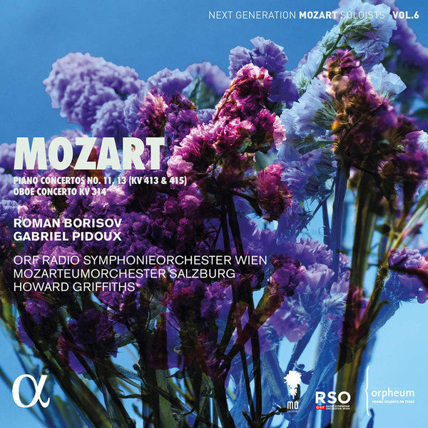 Wolfgang Amadeus Mozart – Roman Borisov, Gabriel Pidoux : Piano Concertos No. 11, 13 (KV 413 & 415) / Oboe Concerto KV 314 (CD, Album)