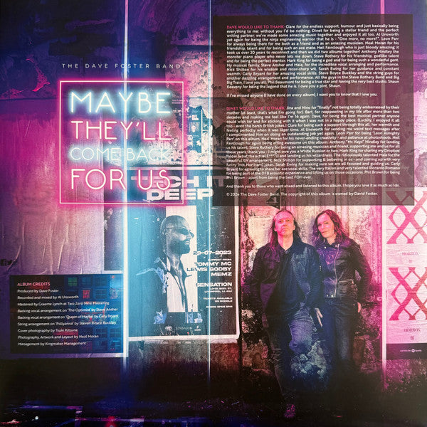 The Dave Foster Band : Maybe They‘ll Come Back For Us (LP, Album, Aqu)