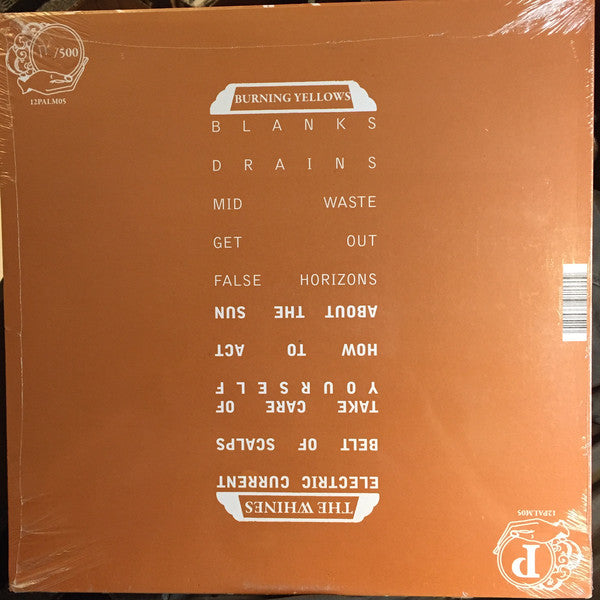 Burning Yellows / The Whines : Burning Yellows / The Whines (LP, Album, Ltd, Num)