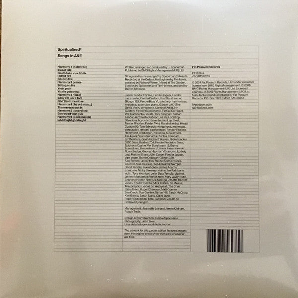 Spiritualized : Songs In A&E (2xLP, Album, RE, RM, S/Edition)