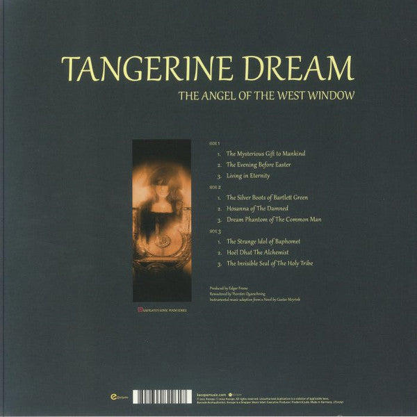 Tangerine Dream : The Angel Of The West Window (LP + LP, S/Sided, Etch + RE, RM)