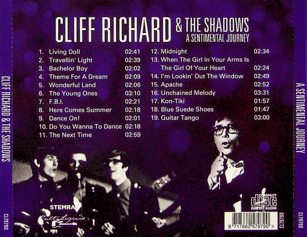 Cliff Richard & The Shadows : A Sentimental Journey (CD, Comp)