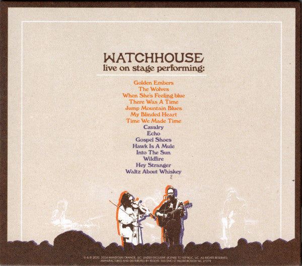 Watchhouse : Austin City Limits Live At The Moody Theater January 23, 2020 (CD, Album, RE)