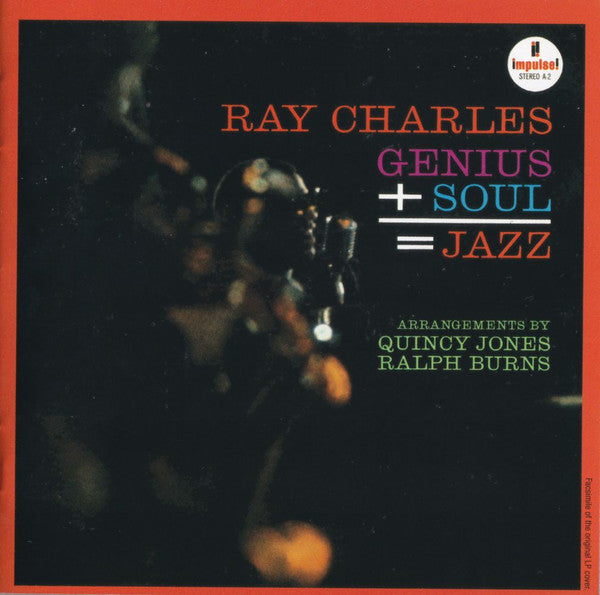 Ray Charles : Genius+Soul = Jazz (CD, Comp)