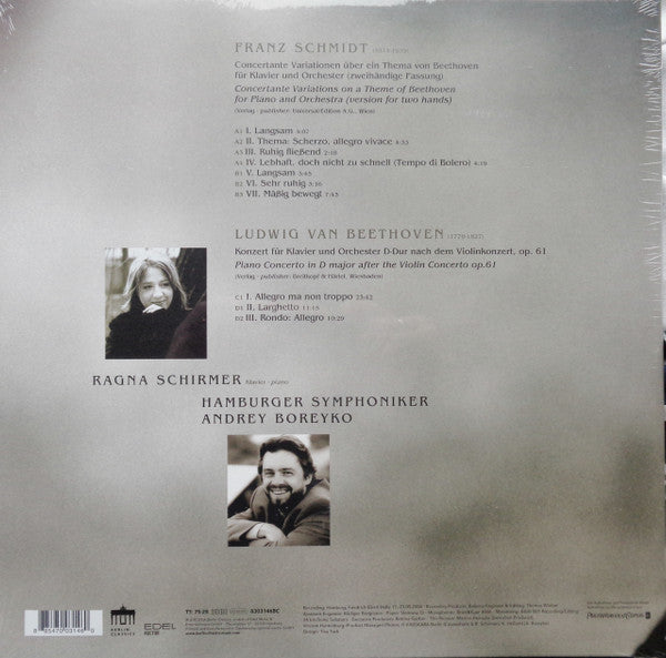 Ragna Schirmer, Franz Schmidt, Ludwig van Beethoven, Hamburger Symphoniker, Andrey Boreyko : Konzerte  • Concertos  (2xLP, Album, RE)