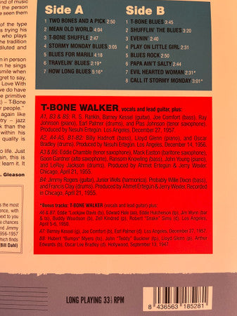 T-Bone Walker : T-Bone Blues (LP, Ltd, RE, 180)