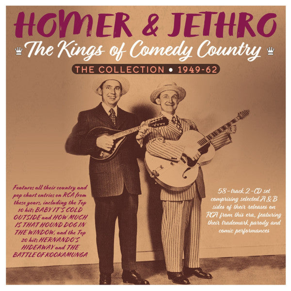 Homer And Jethro : The Kings Of Comedy Country: The Collection 1949-62 (2xCDr, Comp)