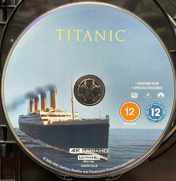 No Artist : Titanic (Ultra HD Blu-ray, 4K, Multichannel + Blu-ray, Mult)