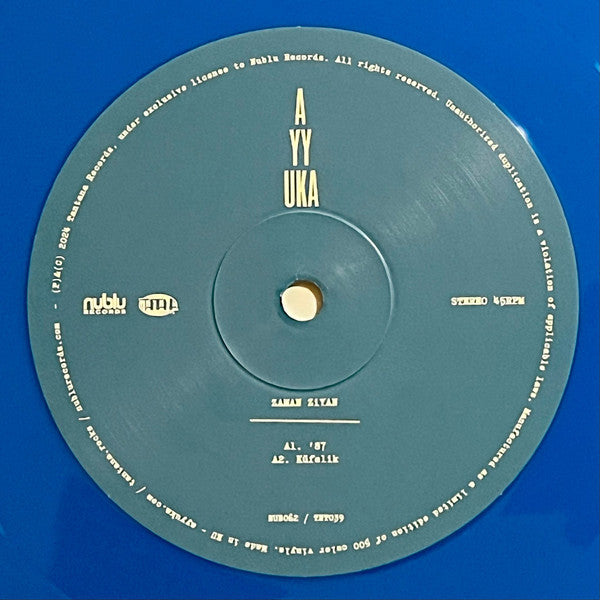 Ayyuka : Zaman Ziyan (10", EP, Ltd, Blu)