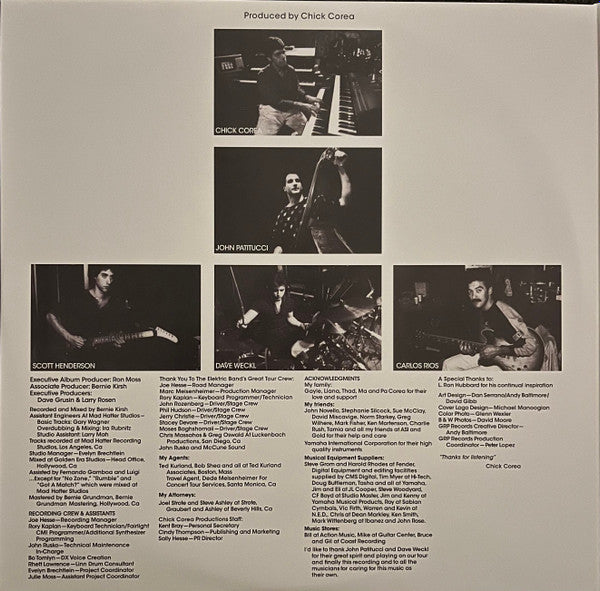 The Chick Corea Elektric Band : The Chick Corea Elektric Band (2xLP, RE, Gat)