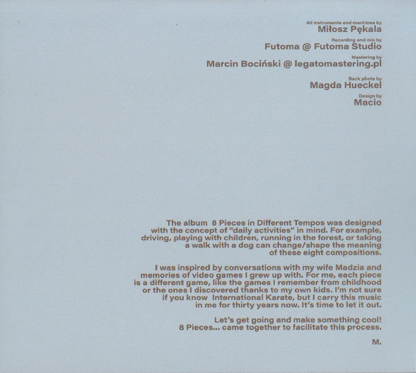 Miłosz Pękala : 8 Pieces In Different Tempos (CD, Album)