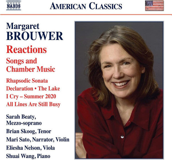 Margaret Brouwer, Sarah Beaty (2), Brian Skoog, Mari Sato (2), Eliesha Nelson, Shuai Wang : Reactions (CD, Album)