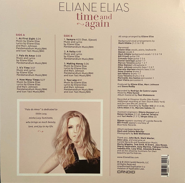 Eliane Elias : Time And Again (LP, Album)