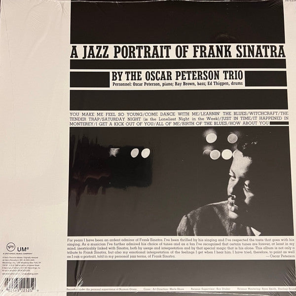The Oscar Peterson Trio : A Jazz Portrait Of Frank Sinatra  (LP, Album)