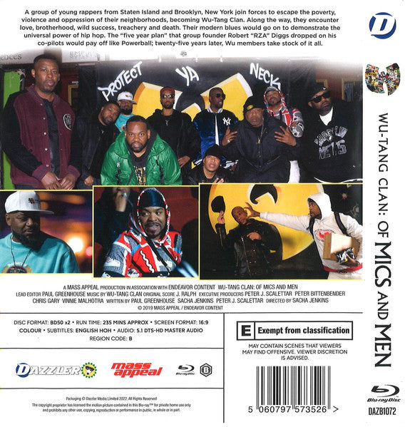 Wu-Tang Clan : Of Mics And Men (2xBlu-ray, Reg)