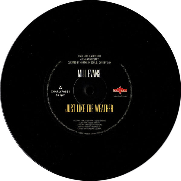Mill Evans : Just Like The Weather / I've Got To Have Your Love (7", Single)