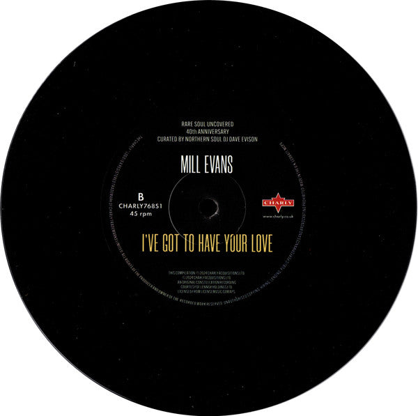 Mill Evans : Just Like The Weather / I've Got To Have Your Love (7", Single)