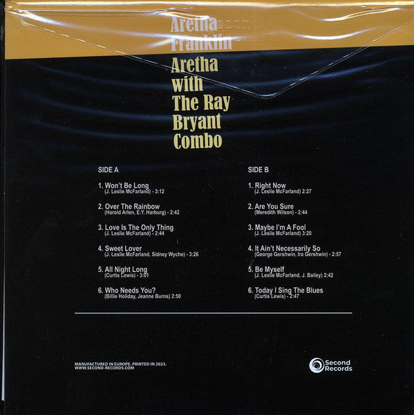 Aretha Franklin : Aretha With The Ray Bryant Combo (LP, Album, RE, Red)