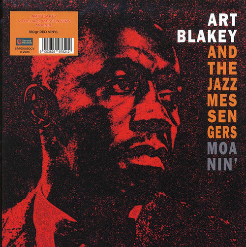 Art Blakey And The Jazz Messengers* : Moanin' (LP, Album, RE, Red)