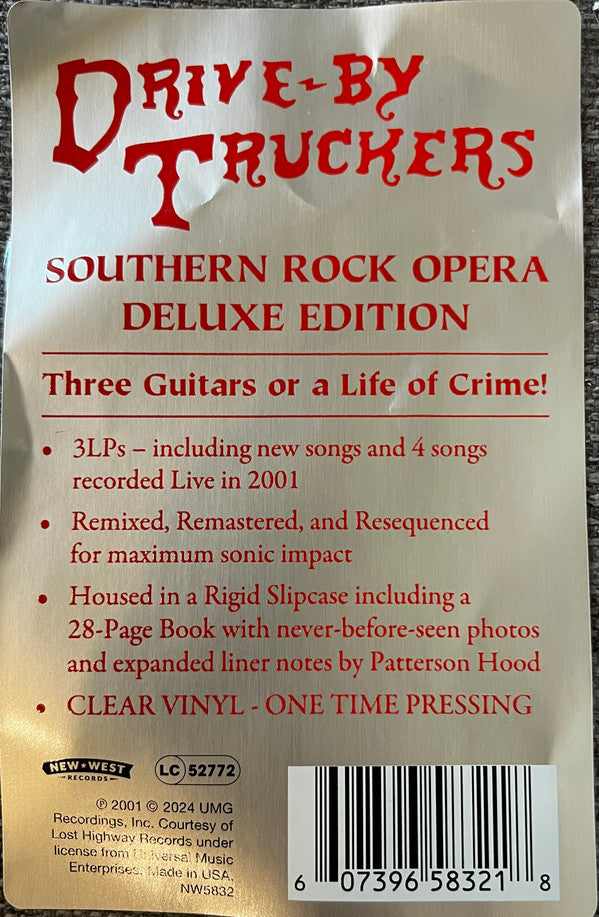 Drive-By Truckers : Southern Rock Opera (2xLP, Album, RE, RM, Cle + LP, Cle + Box, Dlx)
