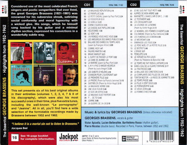 Georges Brassens : The Essential (CD, Comp)