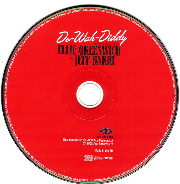 Ellie Greenwich And Jeff Barry : Do-Wah-Diddy (Words And Music By Ellie Greenwich And Jeff Barry) (CD, Comp, Mono)