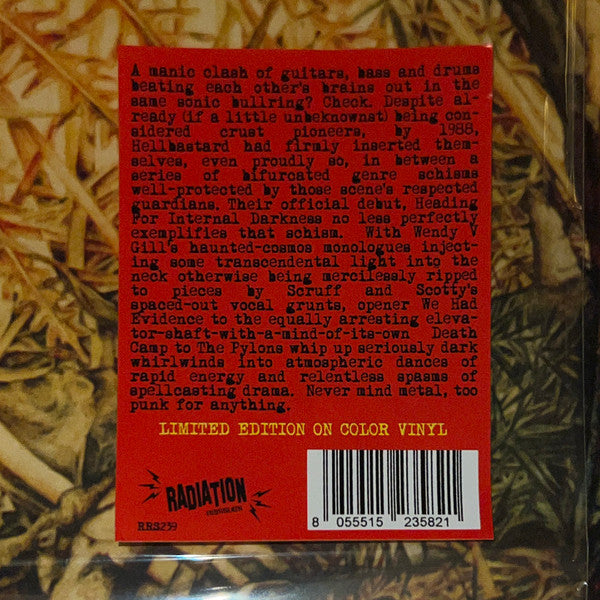 Hellbastard : Heading For Internal Darkness (2xLP, Album, RE, Red)