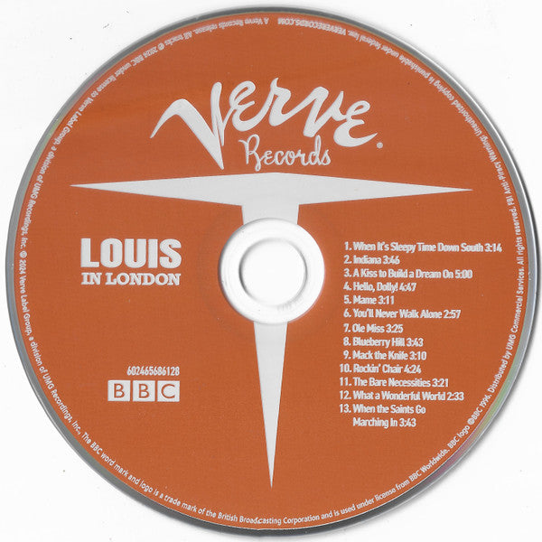 Louis Armstrong : Louis In London (CD, Album)