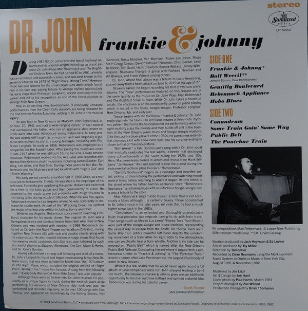 Dr. John : Frankie & Johnny (LP, Album)
