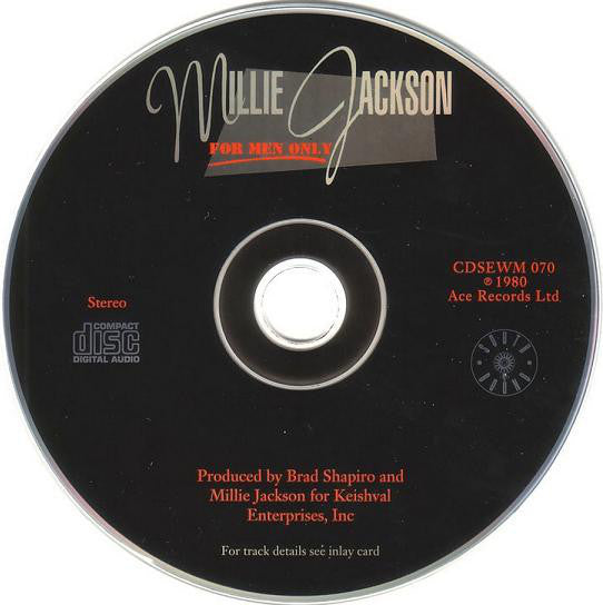 Millie Jackson : For Men Only (CD, Album, RE, RM)