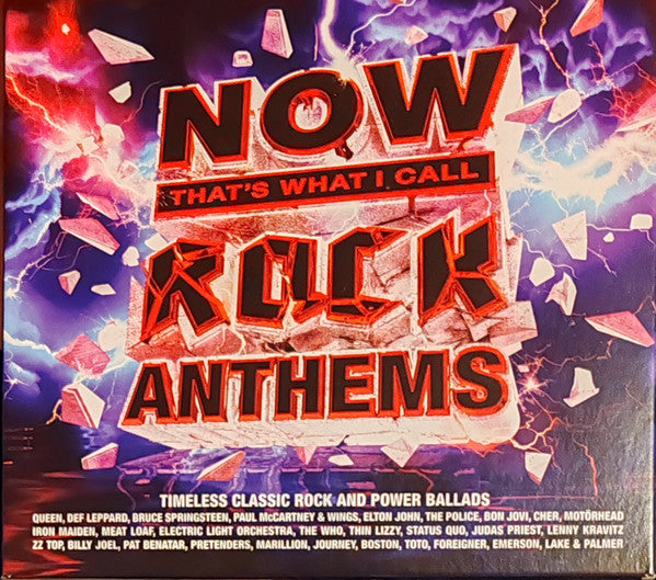 Various : Now That's What I Call Music Rock Anthems  (4xCD, Comp)