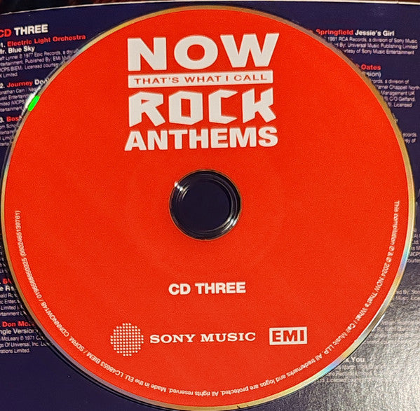 Various : Now That's What I Call Music Rock Anthems  (4xCD, Comp)