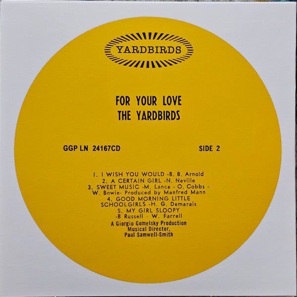 The Yardbirds : For Your Love (CD)