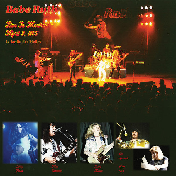 Babe Ruth : Live In Montreal - April 9, 1975 (LP, Red)