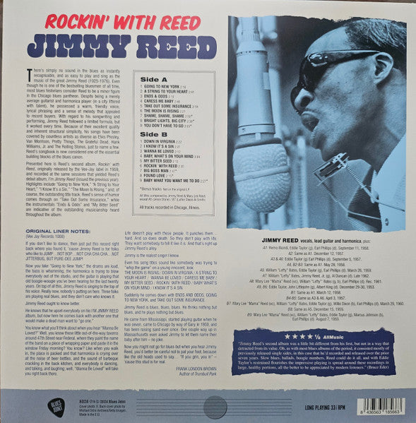 Jimmy Reed : Rockin' With Reed (LP, Album, Mono, RE, 180)