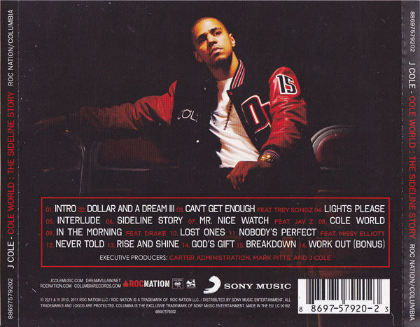 J. Cole : Cole World: The Sideline Story (CD, Album)