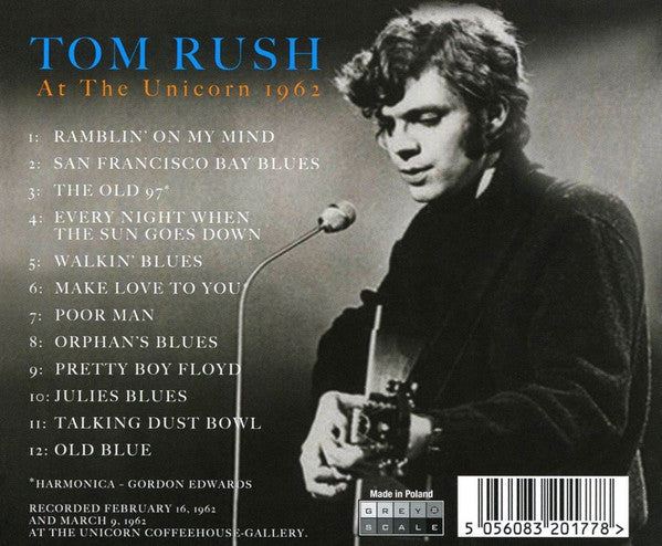 Tom Rush : At The Unicorn 1962 (CD, Album)