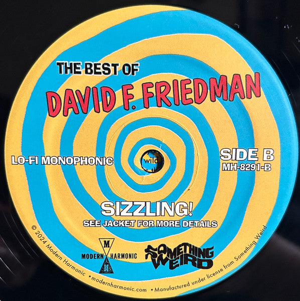 David F. Friedman : The Best Of David F. Friedman (LP, Comp, Mono + DVD)
