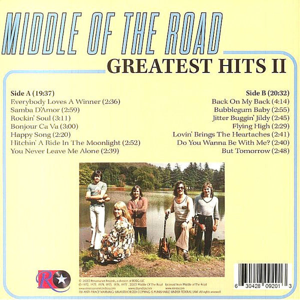 Middle Of The Road : Greatest Hits Vol. 2 (LP, Comp, Ora)