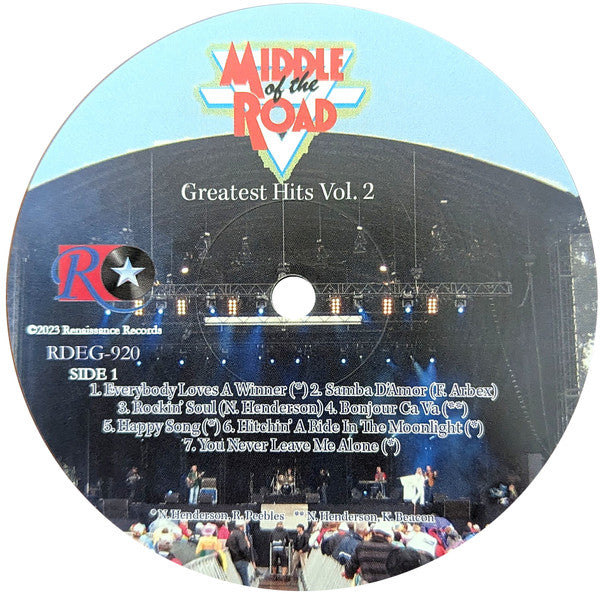 Middle Of The Road : Greatest Hits Vol. 2 (LP, Comp, Ora)