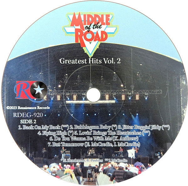 Middle Of The Road : Greatest Hits Vol. 2 (LP, Comp, Ora)