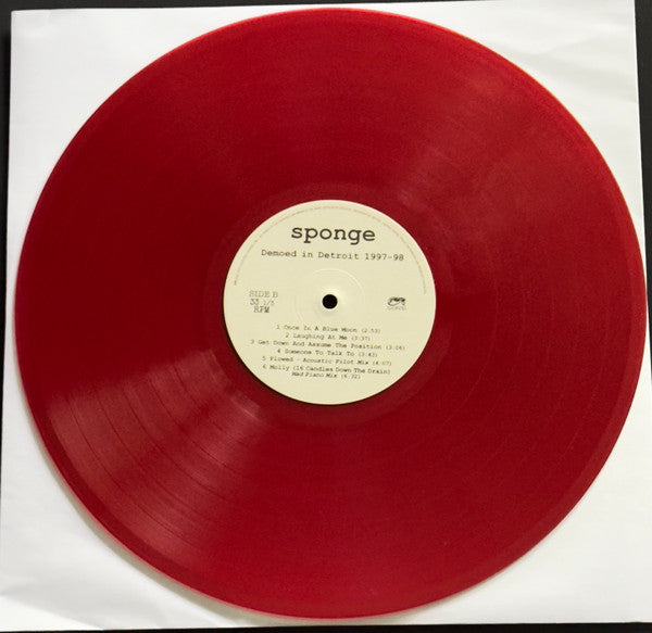 Sponge (3) : Demoed In Detroit 1997-98 (LP, Ltd, Red)