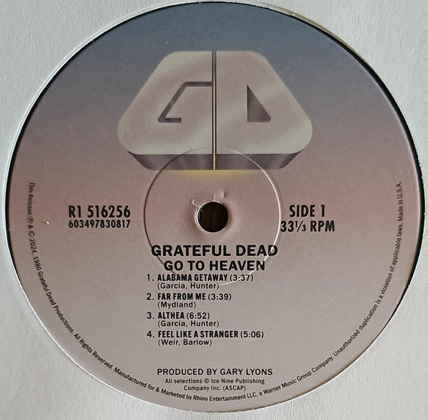 The Grateful Dead : Go To Heaven (LP, Album, RE)