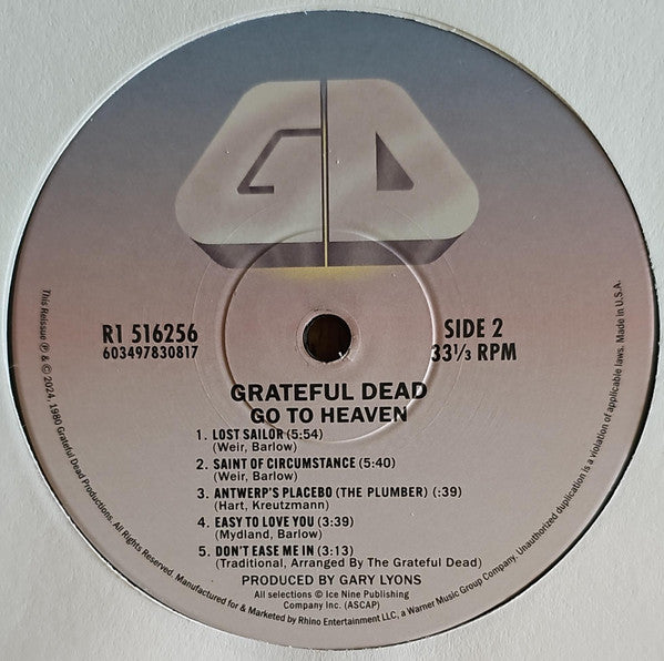 The Grateful Dead : Go To Heaven (LP, Album, RE)