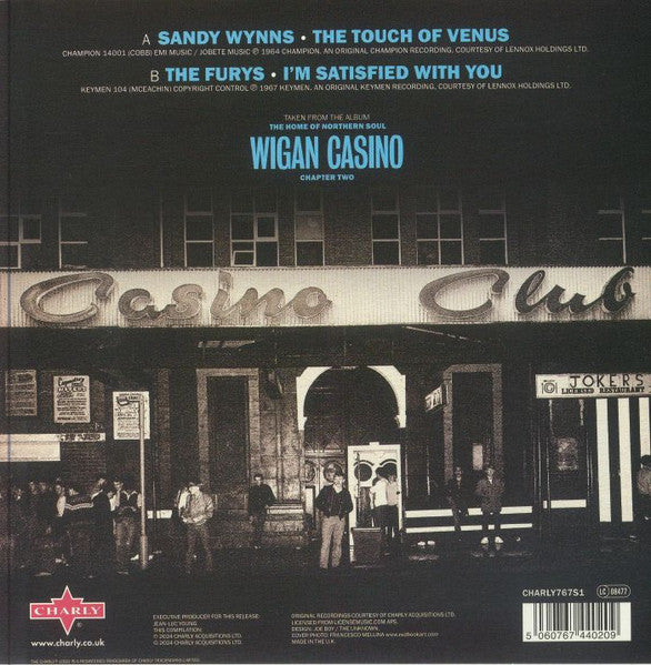 Sandy Wynns / The Furys (13) : The Touch Of Venus / I'm Satisfied With You (7")