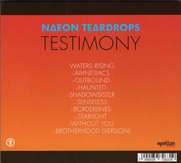 N∆EON TE∆RDROPS : Testimony (CD, Album)