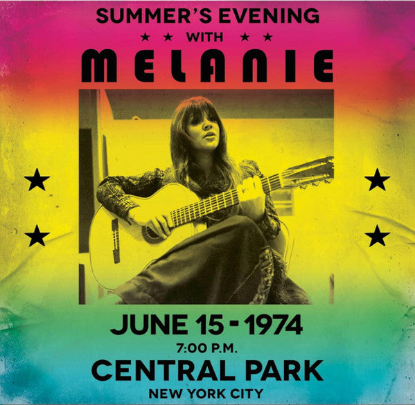 Melanie (2) : Summer's Evening With Melanie: Central Park 1974 (2xLP, Album, RE, Pin)